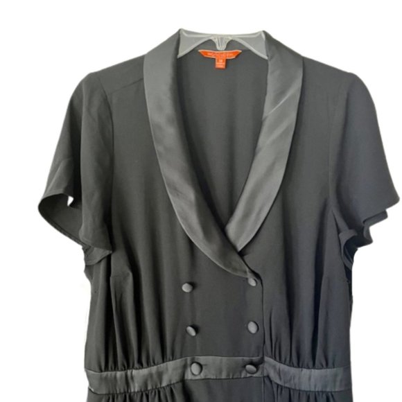 NWOT ModCloth Tuxedo Double Breasted Dress Flutter Sleeves - 1X - Picture 5 of 9